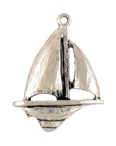 Sailboat Charm (±18.5x24x5mm; -1mm-;2D)