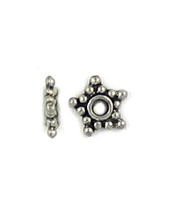 Wholesale Pewter Metal Heishi Star Spacer Beads