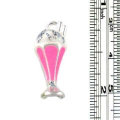 Wholesale Enamel Milkshake Charms Pink