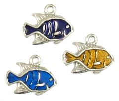 Wholesale Enameled Fish Charms