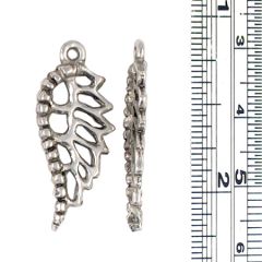 Silver Angel Wing Charms Bulk Large in Pewter » Angel Charm