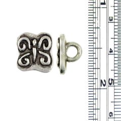 Butterfly Button Clasp