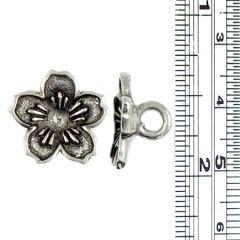 Flower Button Clasp