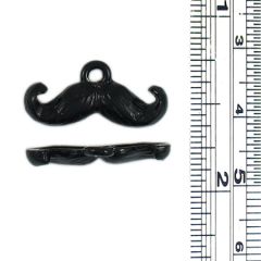 Black Mustache Charm