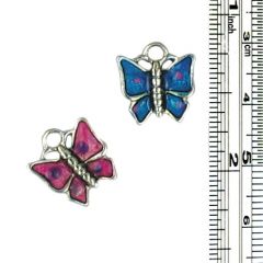Wholesale Enameled Butterfly Charms