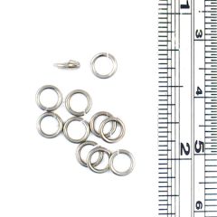 JUMP4AP - Jumpring in antique pewter finish. 3mm Inner and 4.6mm outer diameter. 21 Guage. 200 Pieces / bag