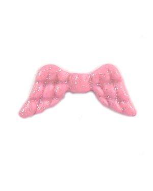 Wholesale Pink Enameled Wings Beads