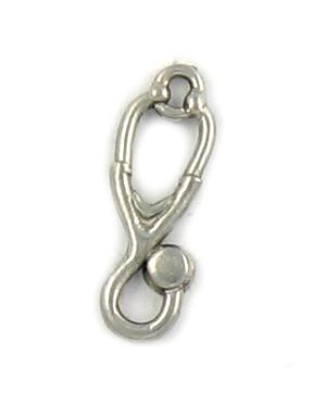 Wholesale Pewter Stethoscope Charms.