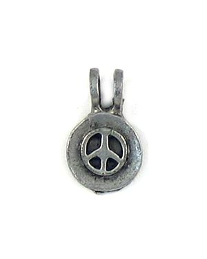 Wholesale Double Ring Peace Sign Charm