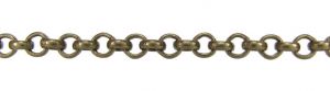 3mm Rolo Chain - 50ft Spool; Antique Brass