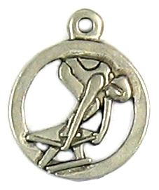Wholesale Swimmer On Starting Block Charms