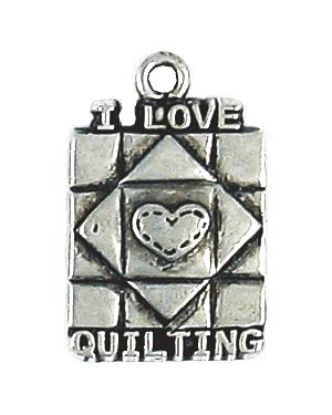 I Love Quilting (±3x23x15mm; -2mm-;1D)
