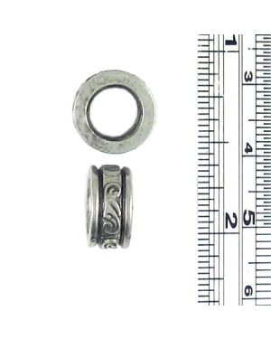 Large Hole Spacer Bead (±6x11x11mm; -7mm-;3D)