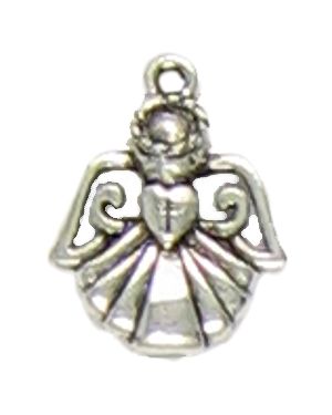 Angel with Cross on Chest (±18x23x3mm; -1.5mm-;1D)