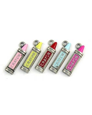Wholesale Color Enamel Crayon Charms