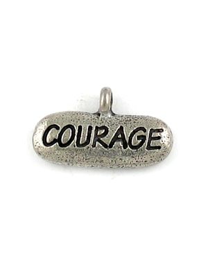 Courage Charm (±17x10x3mm; - 1D)