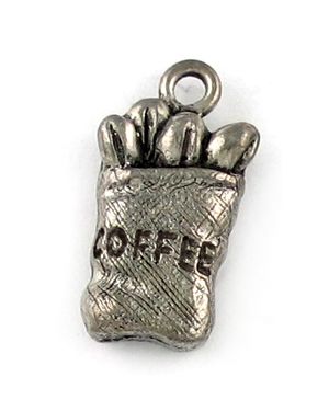 Wholesale Coffee Beans in a Bag Charm