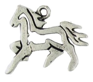 Wholesale Running Horse Outline Charms.