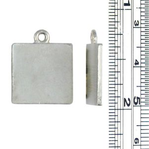 15mm Square Stamping Blank Charm