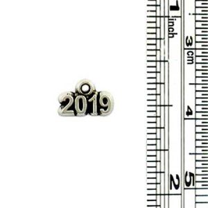 Wholesale Pewter 2019 Year Charms.