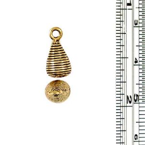 Wholesale Grooved Drop Charms